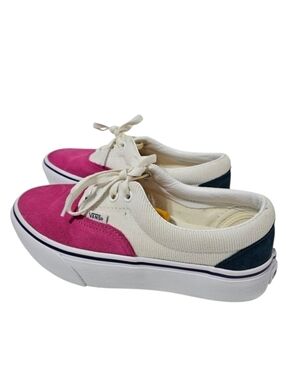 Vans Era Platform Mini Cord Multicolor Women's. Sneakers Sz 6.5